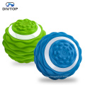 Muscle Recovery Washable Electric Mini Foam Roller, Silicone 4-Speed Yoga Training Vibrating Massage Ball'